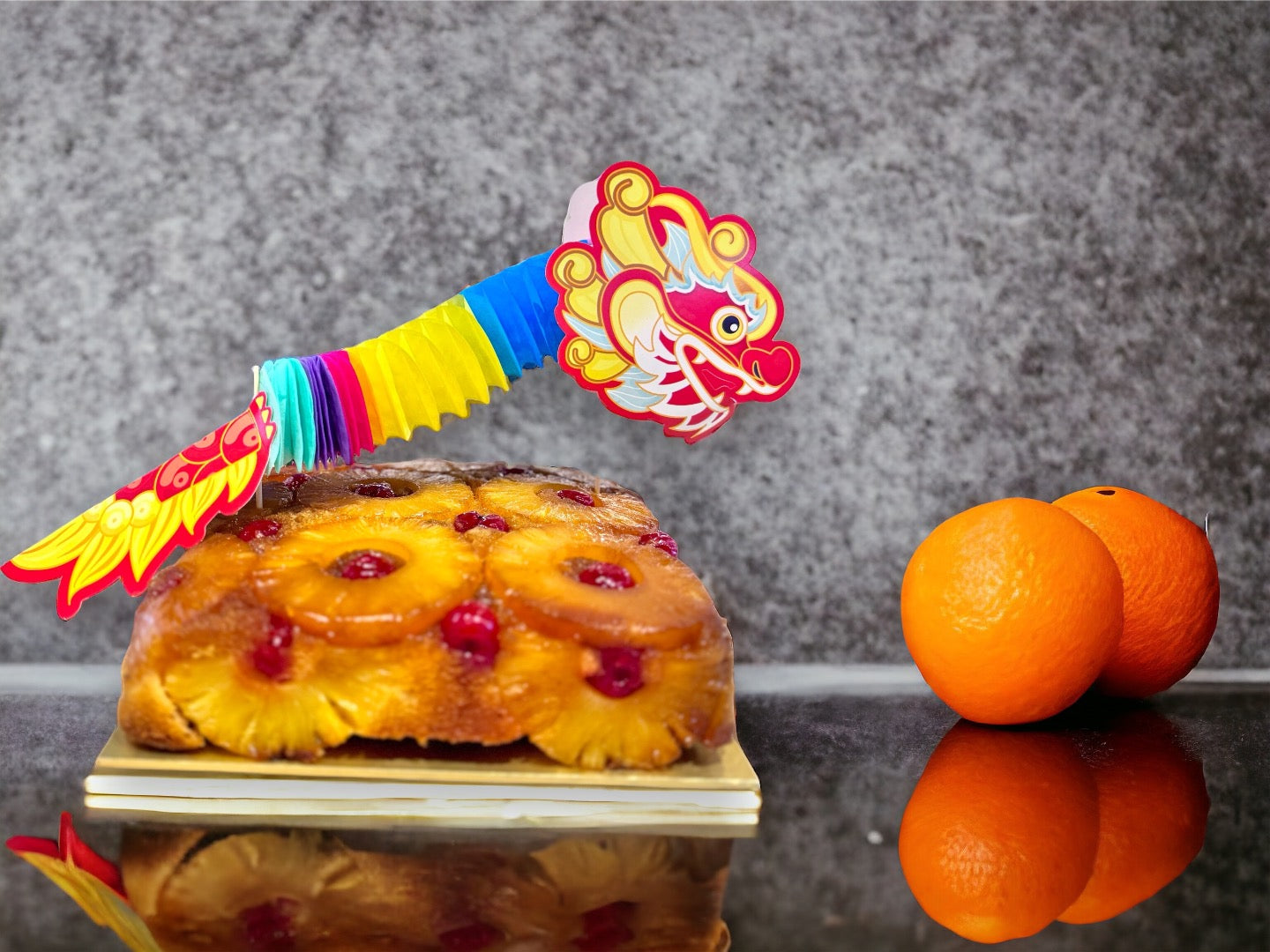 The pineapple, revered for its association with wealth and luck, is the highlight of this Lunar New Year dessert